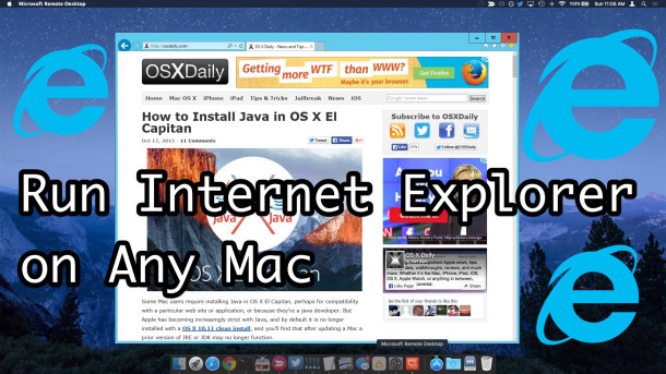 internet explorer 11 for mac powerpc